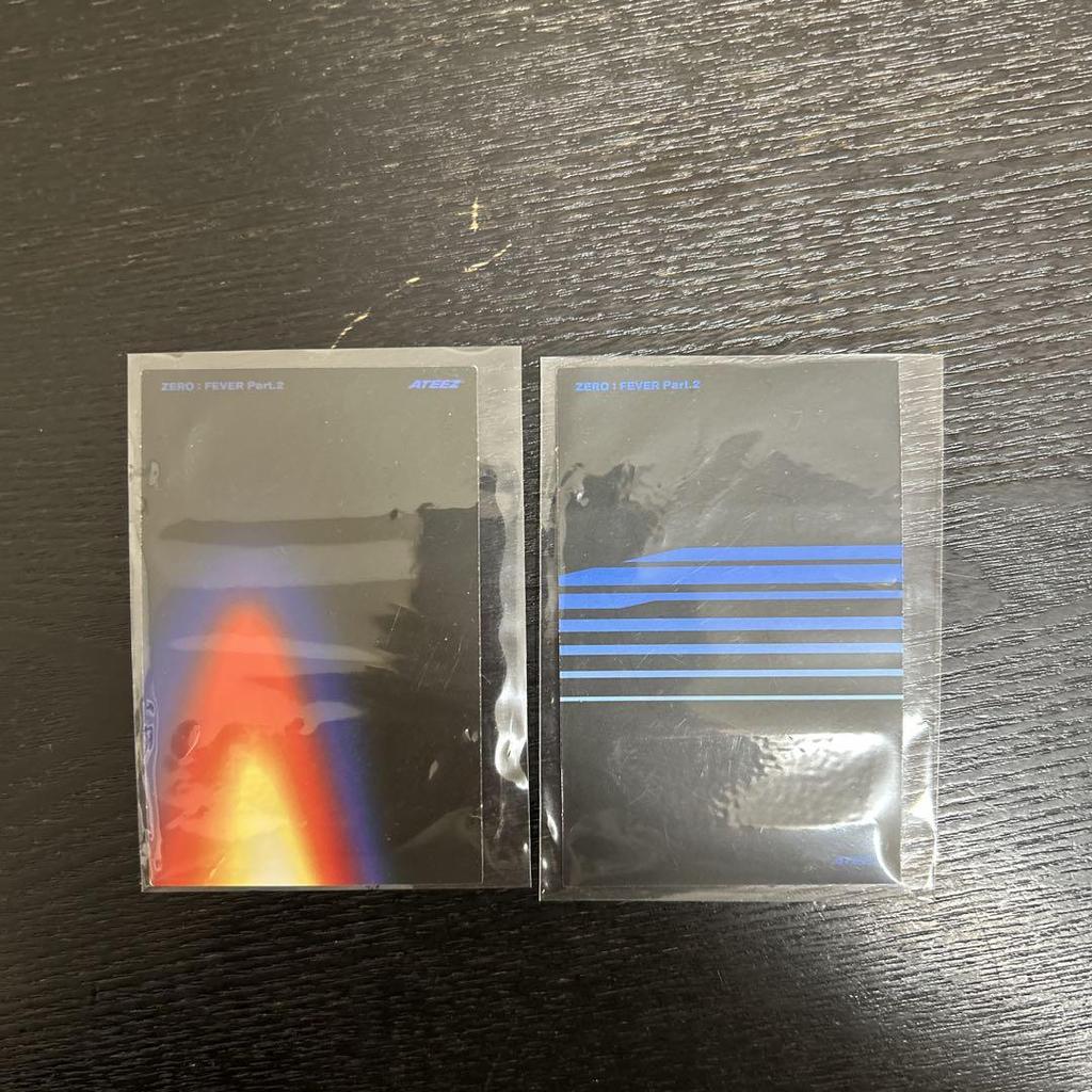 [USED] ATEEZ Sun ZERO:FEVER Part.2 CD with 2 Trading Cards