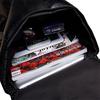 Multifunctional Leather Solid Black Color PU Travel Male Large Capacity Shoulder Backpack School Bag