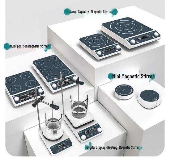 Digital Magnetic Stirrer with Temperature Control and Heating Platform