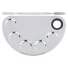 Makeup Mixing Palette Stainless Steel Spatula Paint Pigment Lipstick Color Blending Plate