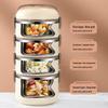 RuHan 304 Stainless Steel 4-Layer Insulated Lunch Box with Bag