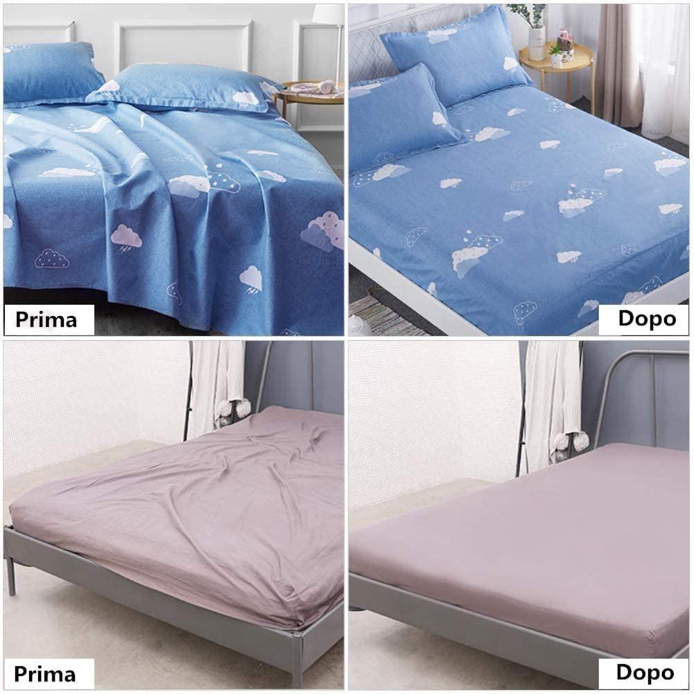 8 pezzi Clip per lenzuola Regolabili Bretelle per materasso Clip Elastica Supporto per letto Cinghie di fissaggio per lenzuola Copri divano
