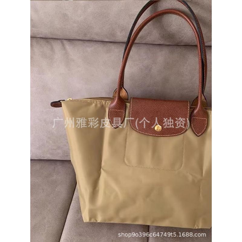 High Quality Dragon Inlaid Bag Week Commemorative Embroidered Dumpling Bag Nylon Handbag Large Capacity Shoulder Tote Bag