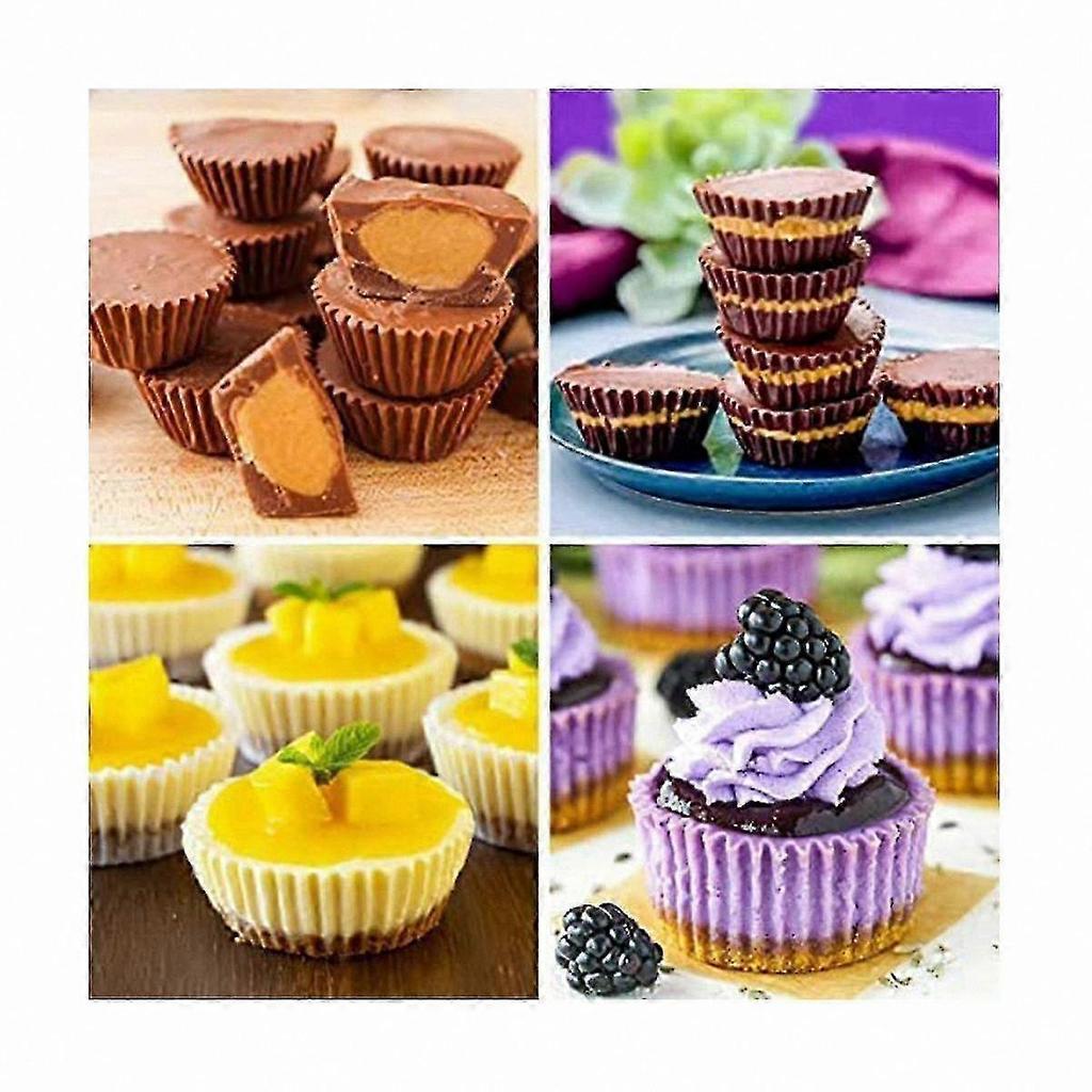 Mini Tart Pan, Silicone Bite-Size Mold for Cupcakes and Chocolates, Non-Stick Candy Baking Tool