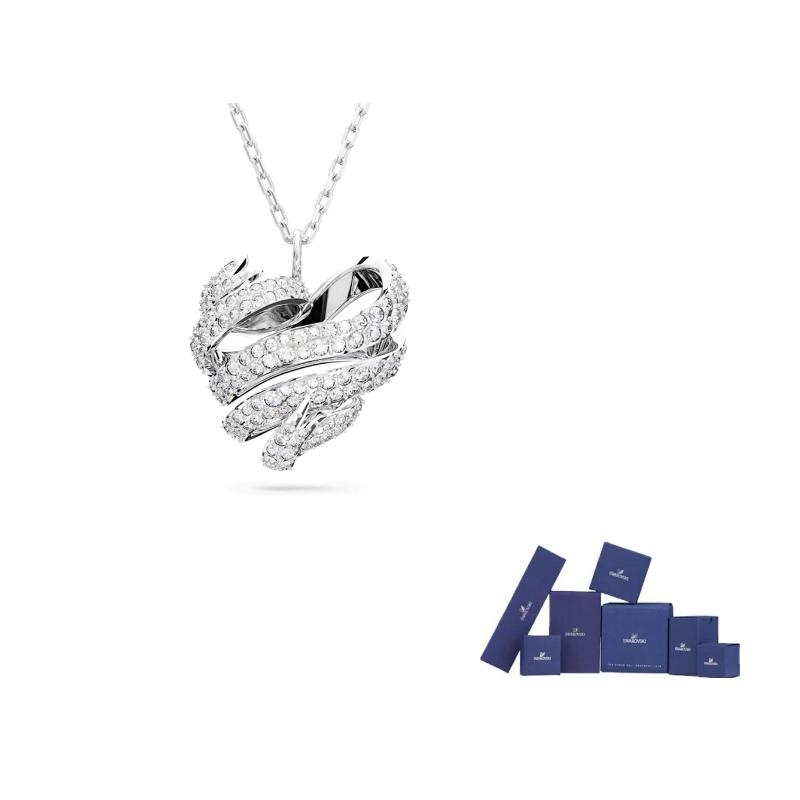 Swarovski Volta Exquisite Mode Vielseitig Silber Halskette Damen Halskette 5647584 Box (Random Color) white