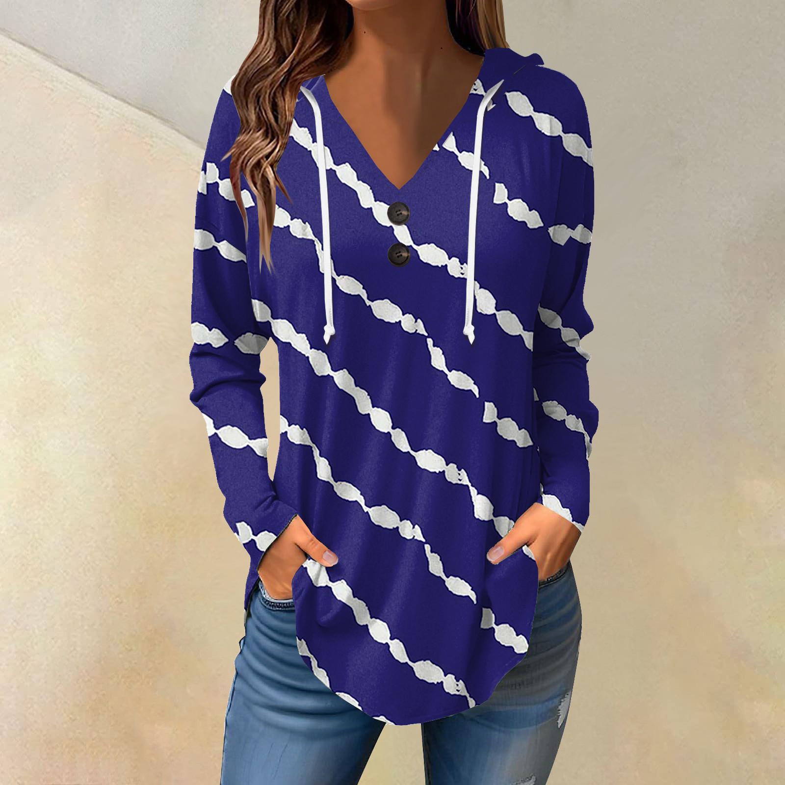 Женские повседневные модные однотонные толстовки с капюшоном на пуговицах и длинными — фото 7