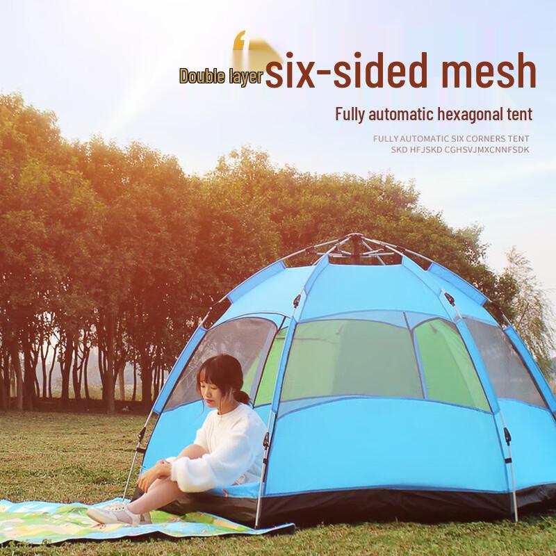 Meibo Automatic 3-5 Person Hexagonal Camping Tent