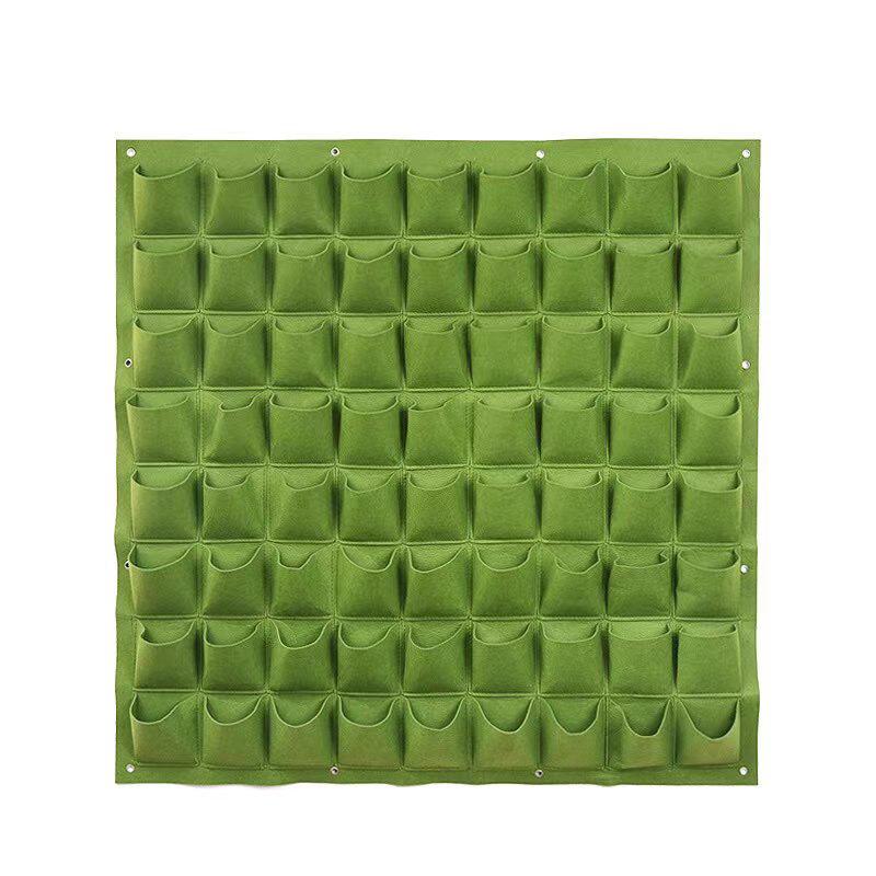 Vertical Wall Hanging Grow Bags for Balcony Greening and Flower Planting
