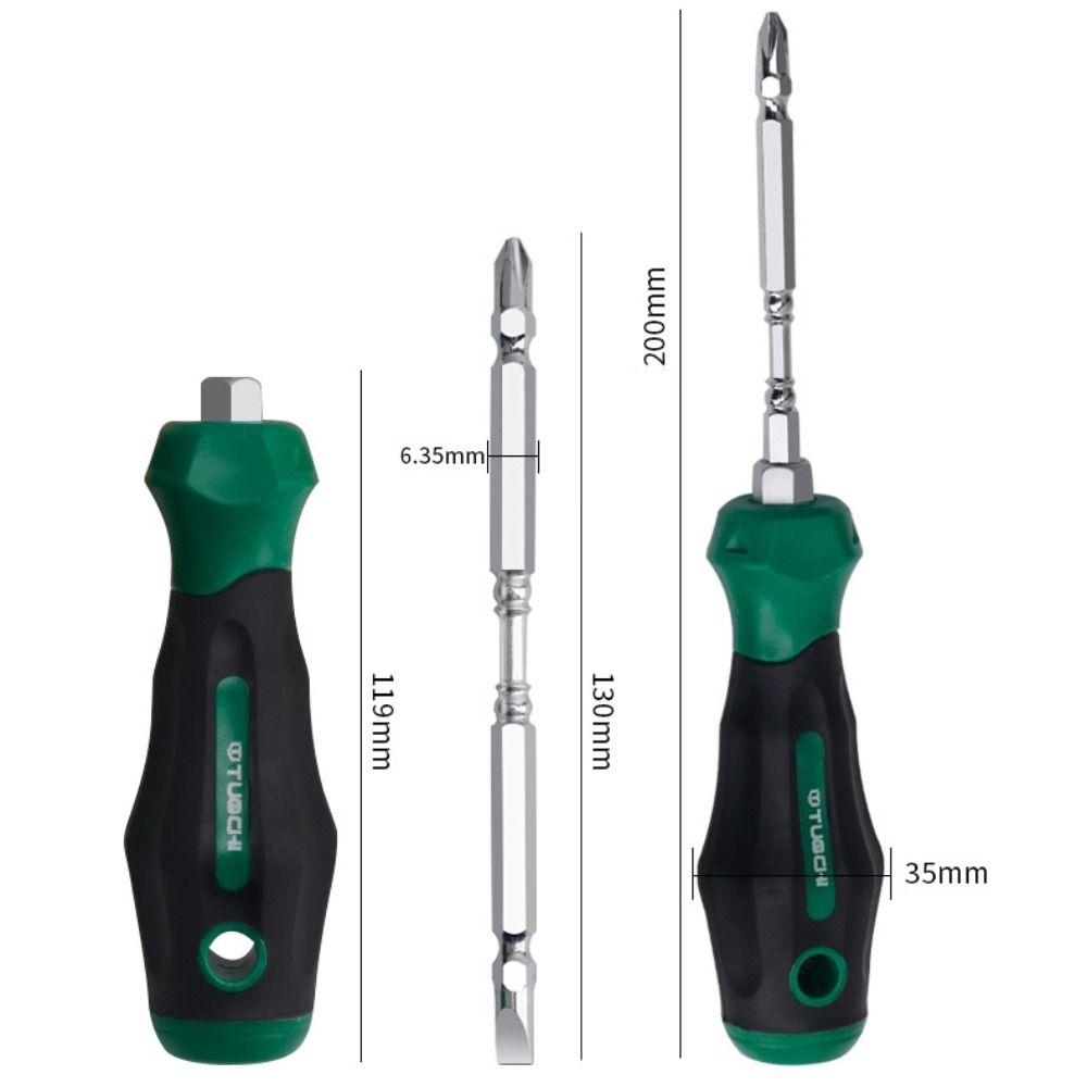 Slotted Corss Circuit Tool Double-head Screwdriver Bit High Quality Magnetic Screwdriver