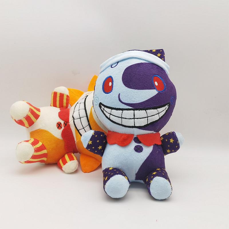 Sicherheitslücke Sundrop Moondrop Plüschtier Five Nights At Freddy's Sonne und Mond Weiche Stoffpuppe Spielcharaktere Plüschtiere für Fans Kinder Geburtstagsgeschenk