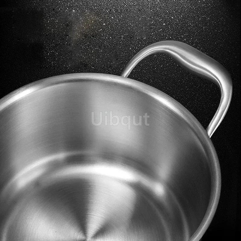 Steamer Three layer thickened household boiling pot Non stick Stew pot Gas Induction cooker 316 stainless steel soup pots