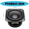 1Pc 70x70mm 2.75Inch 4Ohm 15W Bass Speaker 70mm Subwoofer for Sound Enthusiasts and DIY Projects Black