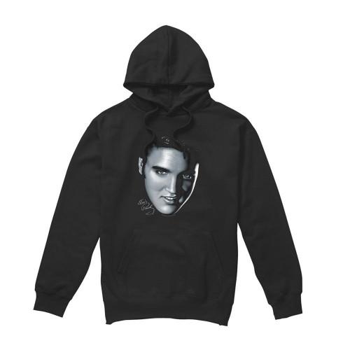 Elvis Presley Unisex Adult Big Face Hoodie