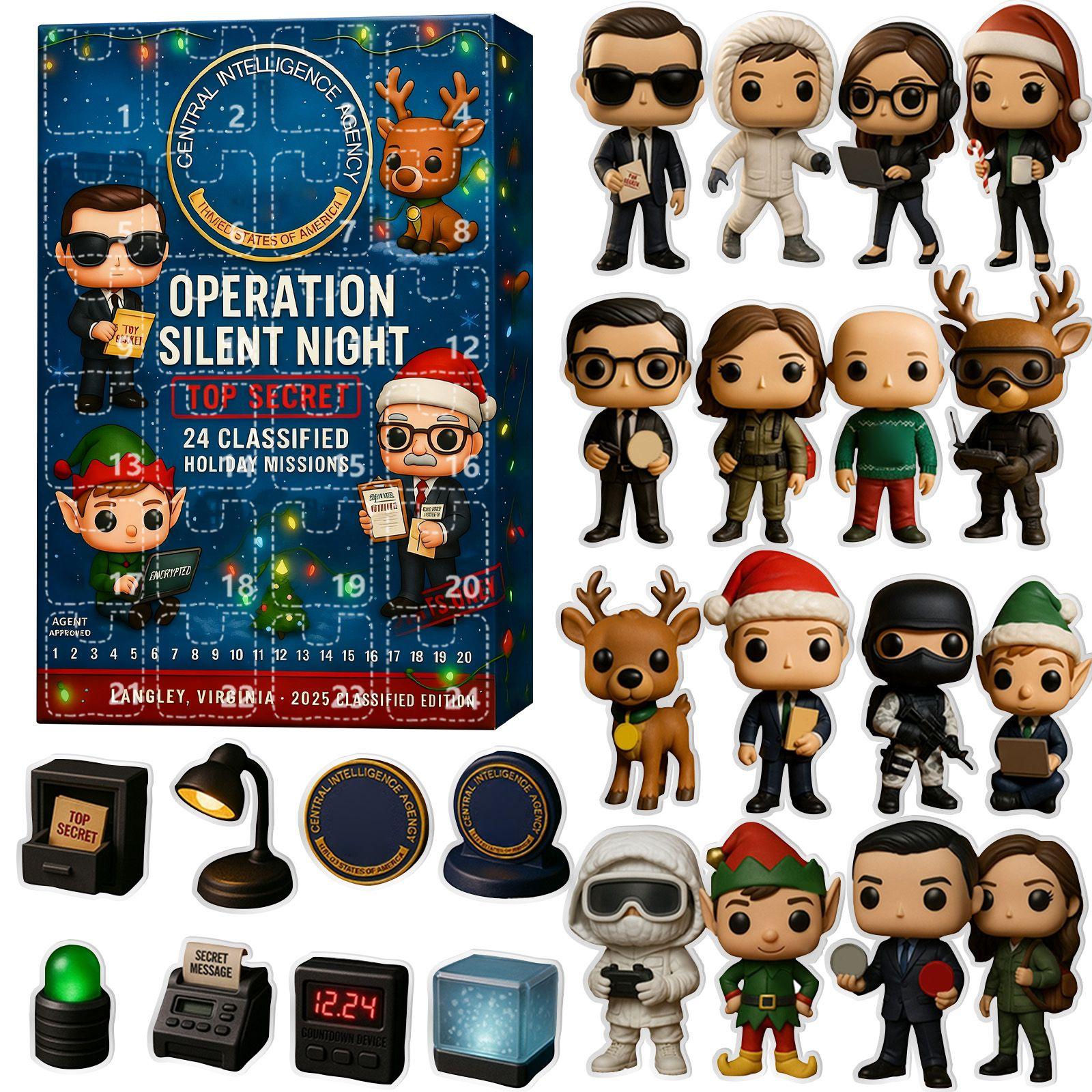 

2D Адвент-календарь включает 24 адвент-календаря, календарь обратного отсчета и коллекционные сюрпризы One Size