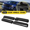 F150 Fit Ford 4PC 2015- Carbon Handles Inner Fiber Door Covers F&R Trim