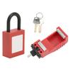 Lock Circuit Breaker Lockout Alloy Serrated Nylon Padlock 25mm Lockhole Lockout Tagout Device