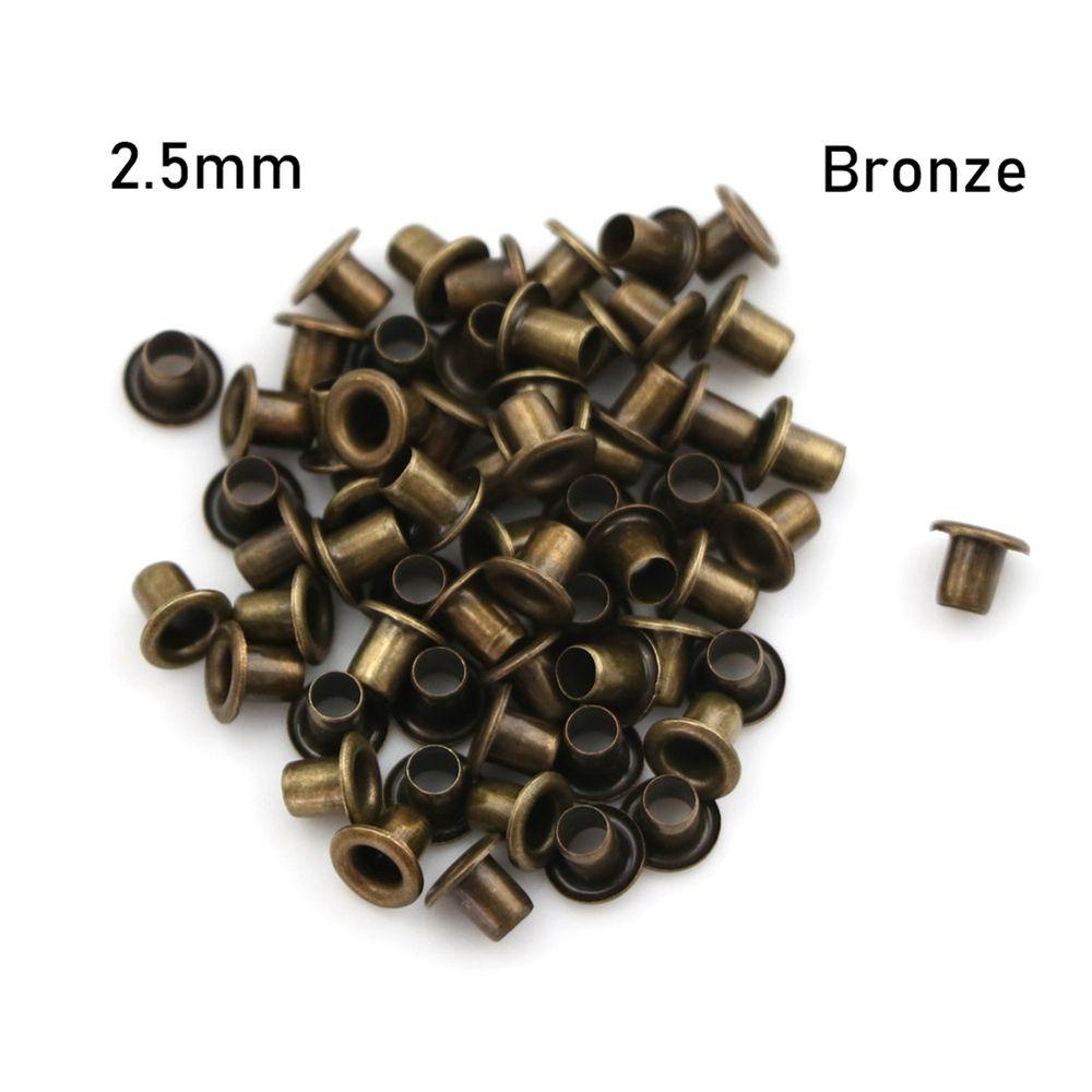 50pcs Mini Eyelet Buttons Metal Buckle Snap Buttons DIY Doll Belt Buckles Bag Shoes Clothes Sewing Accessory 1.5/2.0/2.5MM