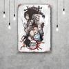 Kimetsuno Yaiba  Classic Poster Rusty Metal Plaque Retro Decorative Plate Bar Man Cave Garage Club Metal Sign Wall Decoration