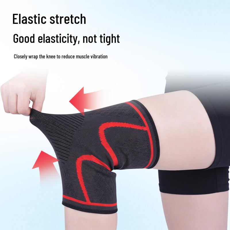 TULX Summer Thin Knitted Sports Knee Pad