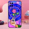 Stained Glass Rose Galaxys Case For Oppo A74 A94 A54 A17 A57 A77 A76 A16 A96 A18 A60 A80 A40 A38 A58 A78 A98 A15 A5 Pro