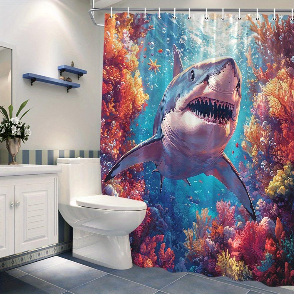 

Vibrant Abstract Clouds Shower Curtain - Water-Resistant Fabric For Bathroom - Perfect For Modern And Colorful Decor W60H190(CM)-1 Pcs