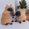Capybara Squeeze Toy Slow Rebound Soft TPR Stress Anxiety Relief Portable Kids Teens Adults Animal Squishes Sensory Fidget Toy