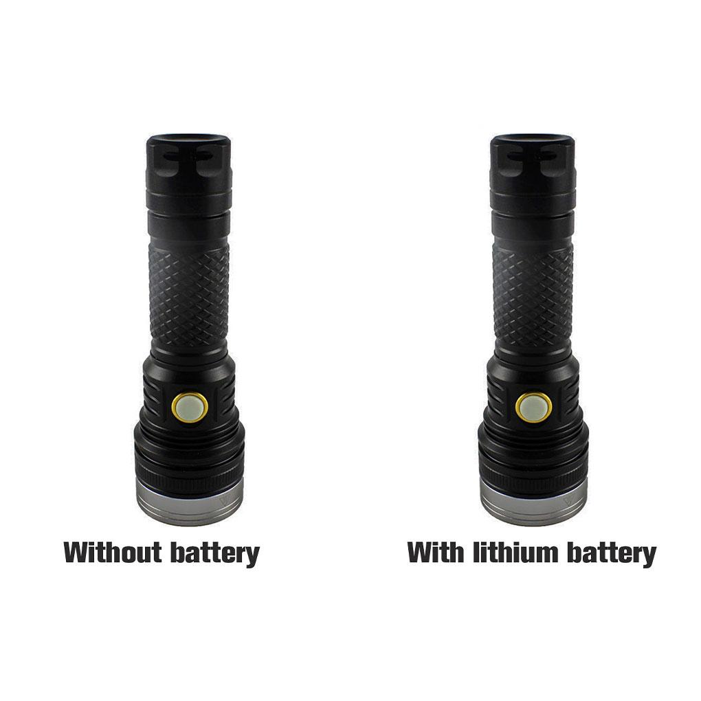 Flashlight Powerful Super Rechargeable Camping Mountaineering Outdoors Torch Portable Brightness Adjustable Supply