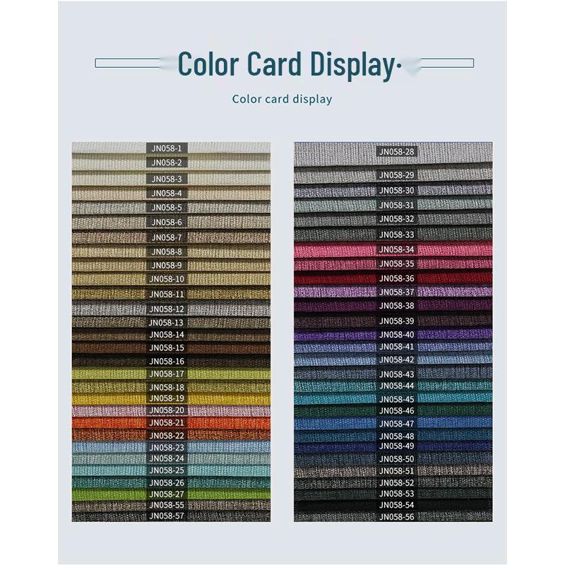 Утолщенная грубая льняная хлопковая ткань для дивана, скатерти и подушки Dark Blue