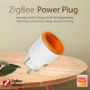 Tuya Akıllı Fiş 16A Zigbee 3.0 AB Güç İzleme Uygulaması Kontrolü ile Akıllı Soket Alexa Google Asistan ile Çalışır