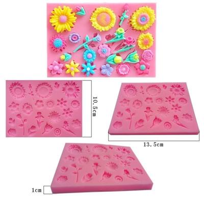 Stampo in silicone a forma di fiore fai da te fondente pasticceria caramelle cioccolato stampo torta cucina strumenti di decorazione