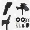 Shower Head Set Black G 1 2 Inch