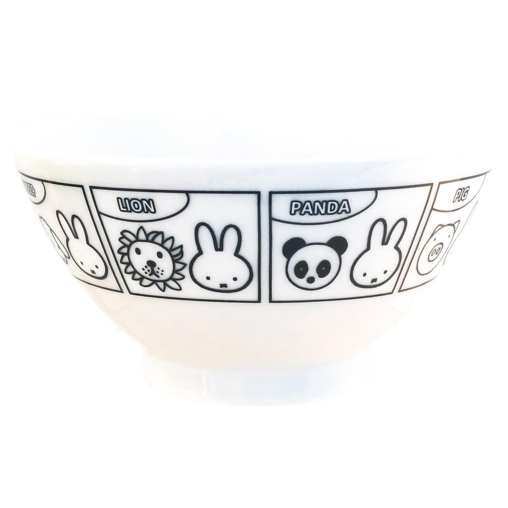 Dick Bruna "Miffy" Rice Bowl, 11.5 x 6.5cm, Microwave and Dishwasher Safe, Character Goods, Tableware, Miffy & Animals, Made in Japan, 415121