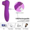 2 In 1 Sucking Vibrators Clit Sucker Vagina Clitoris Stimulator Oral G Spot Toy Masturbator Nipple Sex Toys For Women Adult 18+