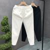Men's Solid Color Casual Pants Autumn Sweatpants Simple Cropped Pants