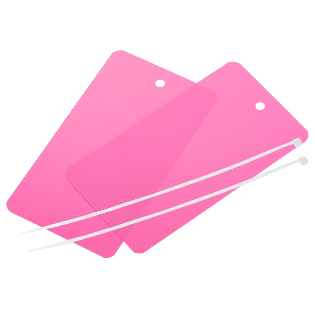 50pcs 3.2x5 Inch Waterproof Wires Plastic Shipping Tags for Product Identification Tags Valve Marking Outdoor Tagging