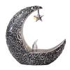 Mini Ramadan Månelys Ramadan Dekorasjon Myk Glød Batteridrevet Eid Ramadan Stearinlys Nattbordsdekor