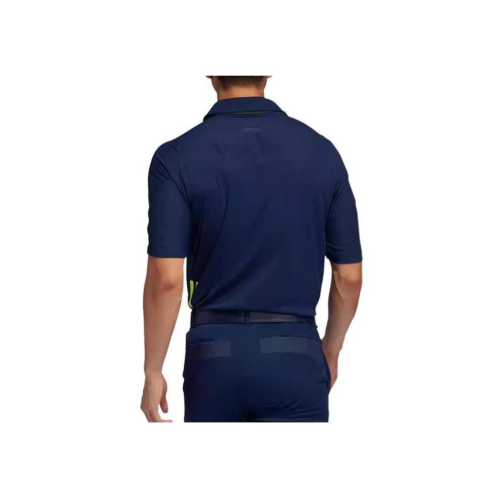 Adidas Casual Pullover Comfortable Short Sleeve Polo Shirt Men Polo Shirts Blue FJ9930