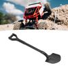 2Pcs Black RC Metal Shovel Decoration Set Iron Simulation Accessory Shovel  For RC Crawler Cars
