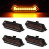 4PCS Grille Lights For Toyota Tacoma TRD Sport   Front Grill Car LED White Amber Blue Red Warning Daylights DRL 12V