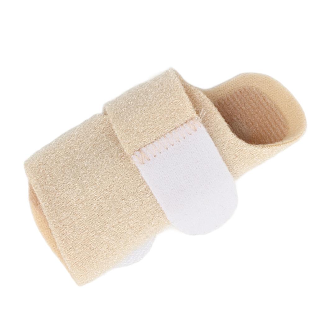 Finger Brace Sleeve Built in Aluminum Strip Adjustable Finger Protection Thumb Splint Brace with Hook and Loop M
