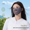 Women's UPF50+ Outdoor Sports Sunscreen Mask - Breathable, Lightweight Ice Silk for Running 2025.
