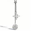 Tetragrammaton Pentagramm ja Nõiakõlm Kaelakee Pika karbikujulise ketiga Topeltripatsiga Amulett Kaelakeed Nõiakunst Ehted Paarikingitused