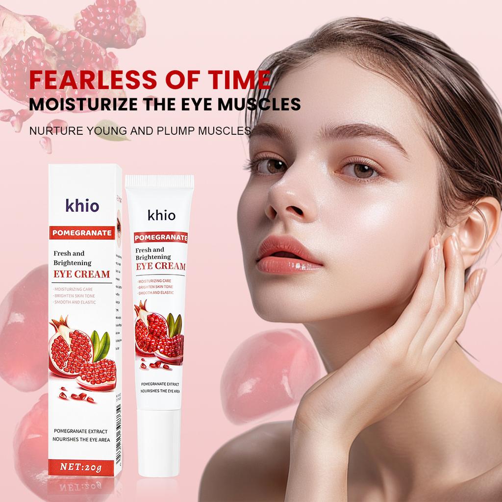 Red Pomegranate Fresh Eye Cream Hydrating and Moisturizing Improve Dark Circles Moisturizing Eye Cream Eye Care