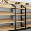 Slanted Display Rack for Cosmetics, Shoes, Wine, Supermarket Snacks, and Fruits