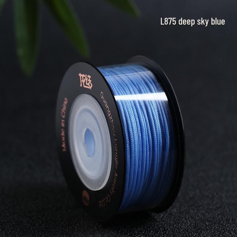 Dragon Knot High-A Jade Thread: Eco-friendly, Colorfast Jewelry Weaving Cord, 79 Colors, Handmade DIY Bracelet Material.