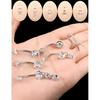 Multi-Style Stainless Steel Trendy Unisex Umbilical Navel Piercing Accessories for Wedding Birthday Anniversary