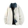 % White Duck Down Fake Two-piece Down Jacket Men's Winter Loose Lapel Casual Winter Coat Men's