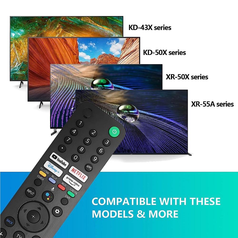 Voice Remote Control RMF-TX520U for Sony Bravia TV KD-43X80J XR-55A80J