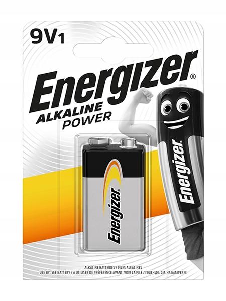9V Energizer Alkaline Power Alkaline Battery