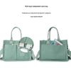 Japanese Minimalist Large-Capacity Crossbody Canvas Backpack & Versatile Tote Handbag.